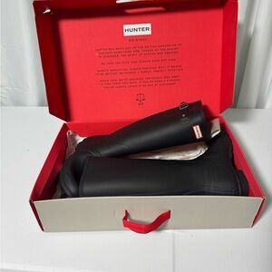 Hunter Black Waterproof Winter Boots